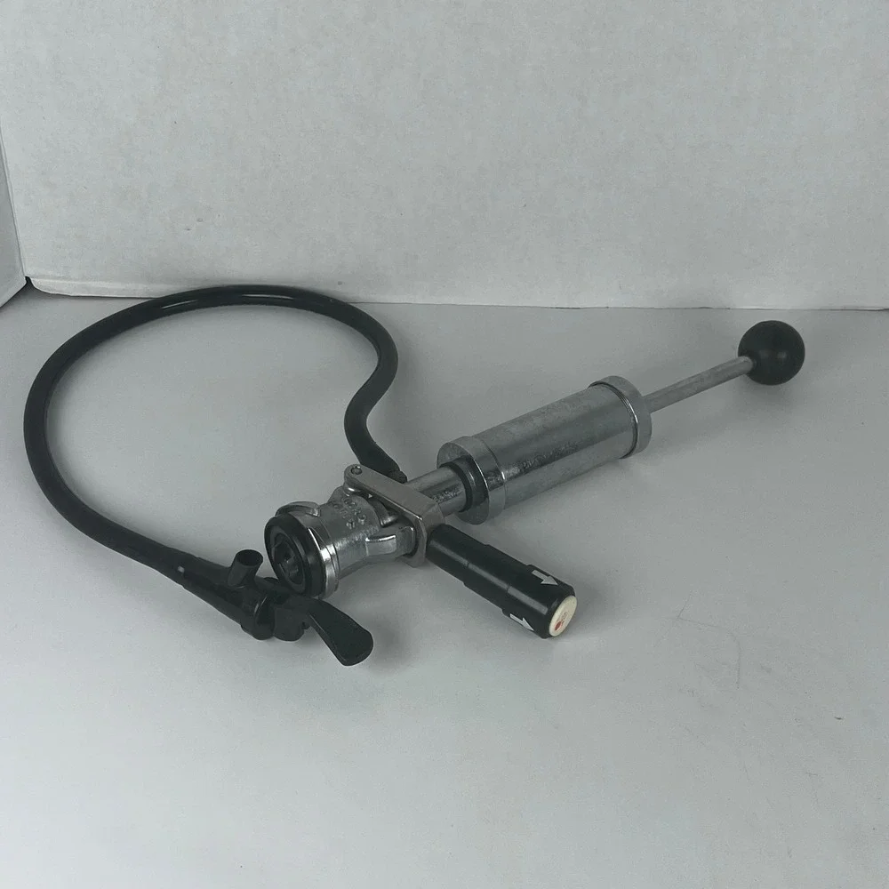 Micro Matic D System Beer Keg Party Pump with Lever Handle and Picnic Tap Hose